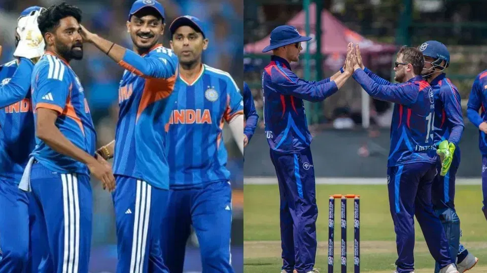 IND vs NAM Head to Head Records- ICC T20 World Cup 2026, Match 18